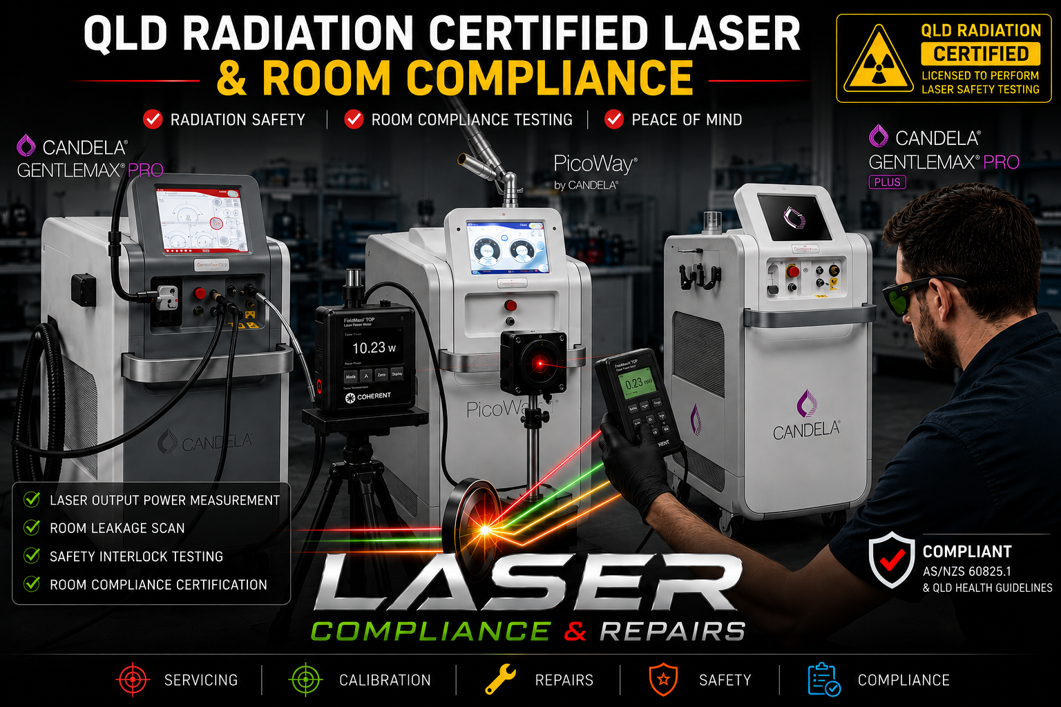 QLD Radiation Certified Laser & Room Compliance